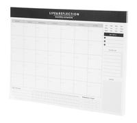 FOMIYES Blocco Note Agenda Mensile Non Datato A4 Quaderno Organizer Settimanale Compatto per Ufficio e Viaggi Pianificatore Mensile Portatile Fogli di Pianificazione Vuoti per Gestione