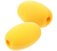FOMIYES Boa da Pesca Ovale in Eva Alta Densità 2 Pezzi, Palla Galleggiante Multifunzione per Canoa e Kayak, Accessorio Galleggiante per Attrezzatura da Pesca e Piscina, Colore Brillante,
