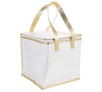 FOMIYES Borsa per Alimenti Isolata Manico Borsa per Conservazione Torte e Pizza Capacità 26X26X26 CM Resistente e Leggera per Uso Alimentare