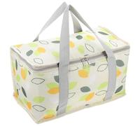FOMIYES Borsa Pranzo Termica Capiente Portatile Oxford per Lavoro | Design Semplice, Struttura Robusta, Conserva Cibi Caldi o Freddi, per Picnic, Ufficio, Colore Verde Chiaro