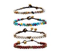 FOMIYES Bracciale Delicate Braccialetto Di Portatile e Pietre Adatto Uomo Donna e Ragazza Stile Minimalista