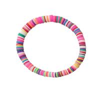 FOMIYES Bracciale Elastico Bohemien in Argilla Polimerica Colorato Accessorio Chic da Resistente per e Ragazze per e Spiaggia