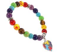 FOMIYES Braccialetto Di Pietre Colorate Ornamento Braccialetto Decorativo Dei Chakra Squisite Decorazione