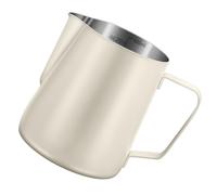 FOMIYES Brocca per Latte Art in Acciaio Inox 304 da 600ml Marcature Interne, Tazza per Montare Latte Espresso Impugnatura Ergonomica per Uso Domestico e Professionale
