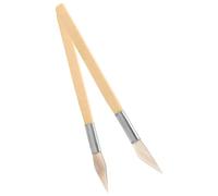 FOMIYES Brunitore in Agata Naturale con Manico Ergonomico Set 2 Pezzi per Lucidatura e Levigatura Gioielli Strumento Professionale per Rifinitura Sicura di Metalli Preziosi