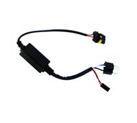 FOMIYES Cablaggio H4 per Conversione Xenon Presa Ballast Nero | Plastica Resistente al Calore, Kit Adattatore per Impianto Aftermarket, Collegamento Alto Basso senza Modifiche