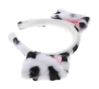 FOMIYES Cerchietto Con Orecchie Da Cane Maculate Accessorio Cosplay Per Feste Compleanni e Halloween Costume Animale Carino e Divertente Per Performance e Fotografie