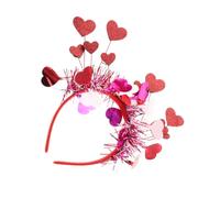 FOMIYES Cerchietto Cuori Cerchietto per Capelli per Festa D'amore Orecchie a Forma di Cuore per Costume da Cupido Accessori per Capelli per Costumi Natalizi Bomboniere per Feste di Natale