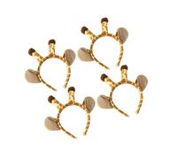 FOMIYES Cerchietto Per A Forma Di Giraffa Set Da 4 Pezzi Accessori Per Da Donna Per Feste Eventi Copricapo Fascia Per Alla Moda E Comoda