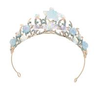 FOMIYES Cerchietto Strass e Corona di Cristalli per Sposa Tiara da Sirena in Lega Resistente Design Unico Stella Marina Copricapo Tema Oceano per Compleanni e Occasioni Speciali