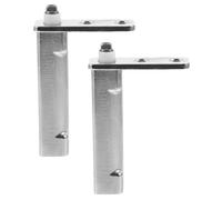 FOMIYES Cerniere in Acciaio Inox per Porta Congelatore 2 Pezzi, Accessorio per Frigorifero Chiusura Automatica, Sostituzione Cerniera Porta Freezer per Uso Domestico e Commerciale