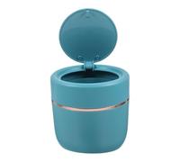 FOMIYES Cestino Portarifiuti da Tavolo Miniatura con Coperchio a Pressione, Contenitore Compatto per Spazi Piccoli, Bidone Versatile per Casa e Ufficio Colore Verde