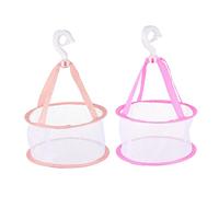 FOMIYES Cesto Per Lasciugatura Di Prodotti Di Bellezza in Confezione Da 2 Mini Rete Per Lasciugatura Spugna Per Il Trucco Pennello Salvaspazio Facile Da Usare