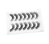 FOMIYES Ciglia Finte per Trucco da Donna Eleganti e Pratiche Realizzate in Materiale di Eccellente Fattura Non Si Deforma e Non Si Rompe Facilmente Lunghe e Leggere per Applicazione