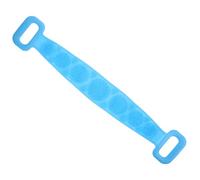 FOMIYES Cintura Per Doccia in Silicone Resistente Blu Doppio Lato Scrub Per Schiena e Massaggiatore Per Corpo Pulisce Piedi Senza Piegarsi