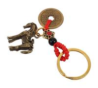 FOMIYES Ciondolo Auto in Ottone Oro Decorazione da Appendere Specchietto Retrovisore Portafortuna Feng Shui per Attrarre Ricchezza e Proteggere in Auto