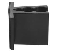 FOMIYES Clip con Design a Fibbia per Microfono in Plastica Nero Portatile Supporto per Interviste e Trasmissioni Live