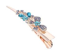 FOMIYES Clip per con Cristalli Grandi Fermaglio Alligatore Resistente in Accessorio e Leggero per Feste e Cerimonie Decorazione Raffinata per Donna