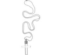 FOMIYES Collana Ciondolo Croce in Vetro e Acciaio Inossidabile per Ceneri Cremationali, Design Moderno e Resistente, per Commemorazioni Durante le Festività