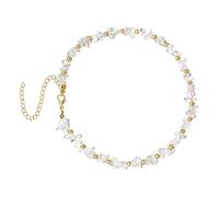 FOMIYES Collana Di Cristallo Grezzo Di Spezzata Per Alla Accessori Semplici Ed Eleganti Per Bianco