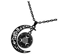 FOMIYES Collana Donna Con Ciondolo in Lega Pellegrina Anti-sbiadimento Gioielli Chic Per Ragazze e Amiche Regalo Elegante Per Feste e Occasioni Speciali