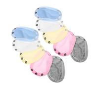 FOMIYES Confezione Da 10 Tutine Per Neonati in Cotone A Doppio Estensibili Chiusura A Scatto Per Il Massimo Comfort