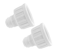 FOMIYES Connettore Rapido 1/4" per Tubi da Giardino, Raccordo per Nebulizzazione D’Acqua Senza Perdite, 2 Pezzi per Irrigazione e Umidificazione Esterna