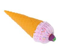 FOMIYES Cono alla Creativa Decorazione Resistente Deformazione e Gelato Finto in Realistico PVC Colore Lavanda per Esposizioni Fotografiche Buffet di Feste