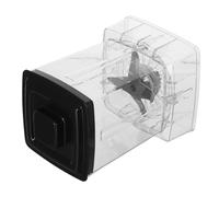 FOMIYES Contenitore Ricambio Brocca Plastica Trasparente 0,6 per Macchina Latte di Soia Commerciale Tazza Frullatore Bicchiere a Fondo Tondo per Succhi e Miscele in Cucina Riutilizzabile