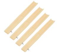 FOMIYES Cornice Portatile Giapponese bambù Metallo Ventaglio in per Beige, Facile da Montare Design Tradizionale Unico Matrimoni e Esplorazioni Culturali