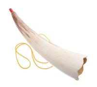 FOMIYES Corno di Bue Autentico Design Nordico Strumento da Soffio Accessorio Costume Pirata per Feste Cosplay e Raduni a Tema Prop Versatile per Party