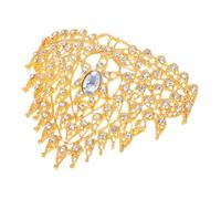 FOMIYES Corona d Oro in Lega per Ragazze Pettine per Capelli Etnico Tailandese Accessori per Acconciature da Sposa e Servizi Fotografici