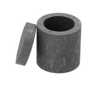 FOMIYES Crogiolo di Fusione Domestico in Grafite ad Alta Temperatura, Piccolo Strumento per Leghe Preziose e Metalli, 20X20 MM Coperchio per Laboratorio