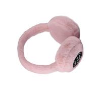 FOMIYES Cuffie wireless 5.0 in pelliccia sintetica rosa invernali con microfono e controllo volume riscaldanti e portatili per musica e smartphone