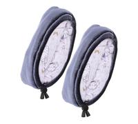 FOMIYES Cuscino in Spugna Per Stampelle Copertura in Cotone Doppia Per Ascelle Tappetino Sostituibile Per Stampelle Sotto Le Ascelle Design in Tessuto Morbido Pratico Da Usare