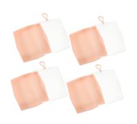 FOMIYES Custodia Porta Spugnette Da Viaggio Con 4 Spugne Compresse Per Il Viso Organizer Per Spugne Da Trucco Per Uneleganza in Movimento Per La Tua Routine Di Bellezza