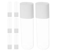 FOMIYES Custodia Portatile per 8 Punte Idropulsore con Coperchio Antipolvere, Organizer Compatto per Ugelli Irrigatore Orale, Contenitore da Viaggio per Accessori Igienici