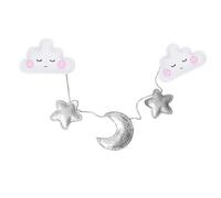 FOMIYES Decorazione Murale Per Cameretta Stile Nordic Adesivi Forma Di Stelle e Con Fiori Pendenti Per Letto e Decorazione Cameretta Infante