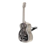 FOMIYES Deodorante per Auto a Forma di Chitarra Nero, Clip per Bocchette di Ventilazione Ricaricabile, Diffusore di Aromaterapia per Interni Auto, Accessori per Veicoli per Viaggi e Uso