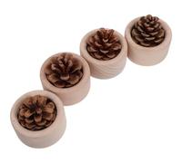 FOMIYES Diffusore di Oli Essenziali in Legno di Faggio 4 Pezzi, Mini Diffusore di Profumo Portatile per Casa, Camera da Letto e Sala Yoga, Funzionamento senza Alimentazione
