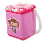 FOMIYES Dispositivo Elettrico Automatico Per La Pulizia Dei Pennelli Da Trucco Mini, Pulizia Profonda e Rapida Dei Piumini Per Make-up, Portatile Per Uso Casa e Viaggio, Colore Rosa