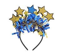 FOMIYES Eid Mubarak Star And Moon Hair Hoop Glitter Headband per Feste Ramadan Accessorio Confortevole e Sicuro Decorazione per Party Booth