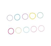 FOMIYES Elastici per Chioma Bambina 200 Pezzi in Gomma Colorati Assortiti, Elastici Morbidi e Resistenti per Coda di Cavallo, Accessori per Ogni Occasione Colore Casuale