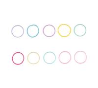 FOMIYES Elastici per Chioma Colorati Assortiti 200 Pz Elastici Elasticizzati Morbidi e Resistenti per Ragazzo Ragazza Ragazze Donne