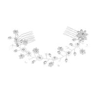 FOMIYES Elegante Pettine Per in Lega Di Cristallo Con Accenti Per Donne Per Feste Di Matrimonio Uso Quotidiano