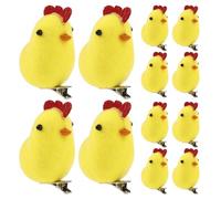 FOMIYES Eleganti Fermagli Per A Forma Di Pulcini Di Pasqua 12 Pezzi Gialli Per La Festa Dei Bambini