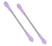FOMIYES Epilatore Manuale a Molla per Rimozione Peli Viso e Baffi Donna, 2 Pezzi in Acciaio Inossidabile, Delicato sulla Pelle, per Uso Domestico e On-the-go Colore Casuale
