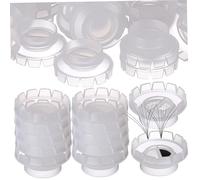 FOMIYES Estensione, 100 Pezzi, 1,6X1,6X1,0 CM, Riutilizzabile Facile da Pulire, per Applicazione Professionale e Domestica