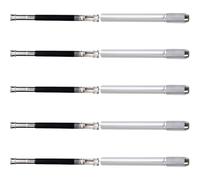 FOMIYES Estensori per Matite in Legno e Metallo 10 Pezzi Supporto per Estensore Testa Antiscivolo Compatibile per Artisti Studenti e Hobby Portamatite Corto Riutilizzabile per Disegno