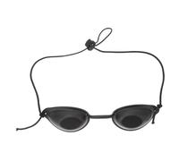 FOMIYES Eye Patch Protezione Ipl Occhiali Sicurezza Rigidi Neri per Trattamenti Laser LED UV